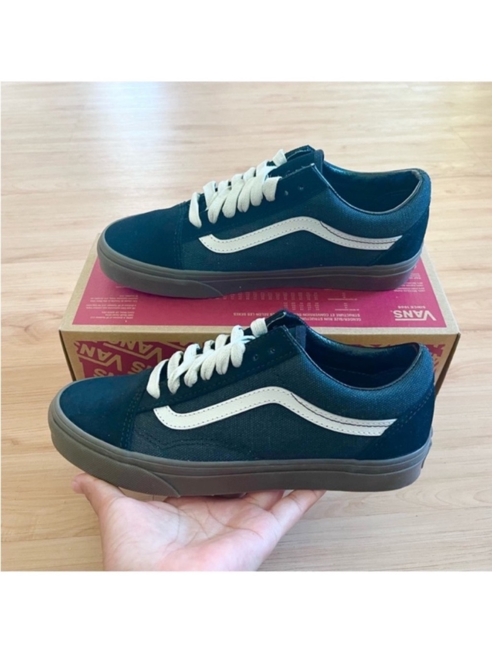 Vans Old Skool Heavy Canvas Black Women 8.0 US Mens 6.5 US